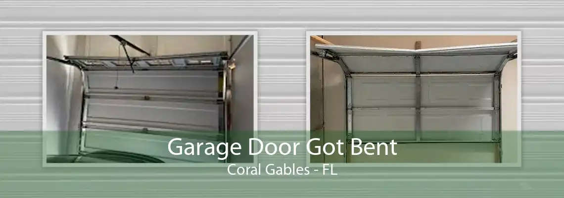 Garage Door Got Bent Coral Gables - FL